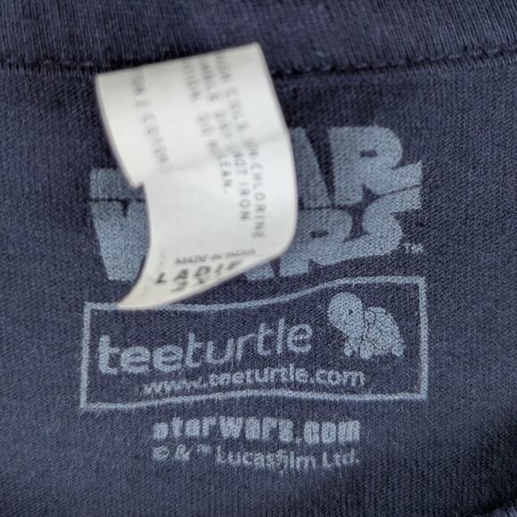 Star Wars TeeTurtle 2XL Women’s Ahsoka Tano Graphic Tee Navy Blue Licensed Shirt - Picture 3 of 5